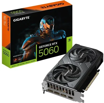VGA PCIE16 RTX5060 8GB GDDR7 GV- N5060WF2MAX OC-8GD GIGABYTE
