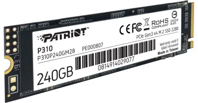 PATRIOT P310 240GB M2 2280 PCIe SSD NVME