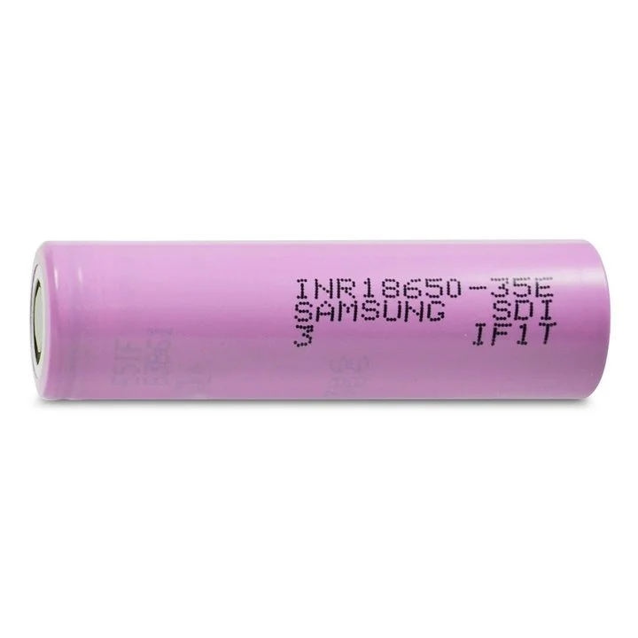Samsung SDI INR18650 -35E 3500mAh kaitsmeta aku 3.7V