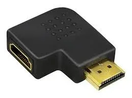 HDMI Adapter, AM to AF in 90 degree flat angled | Logilink