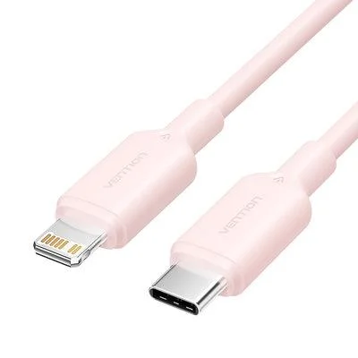 CABLE USB-C TO LIGHTNING 1M PINK LAKPF VENTION