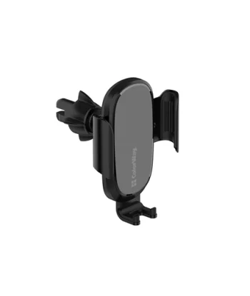 ColorWay | Air Vent Car Wireless Charger, 15W | CW-CHAW038QBK | 360° swivel to adjust to desired angle, Mounting in the air duct deflector of the car, Screen diagonal from 4" to 6.5" (from 7.3 cm to 9.5 cm wide)