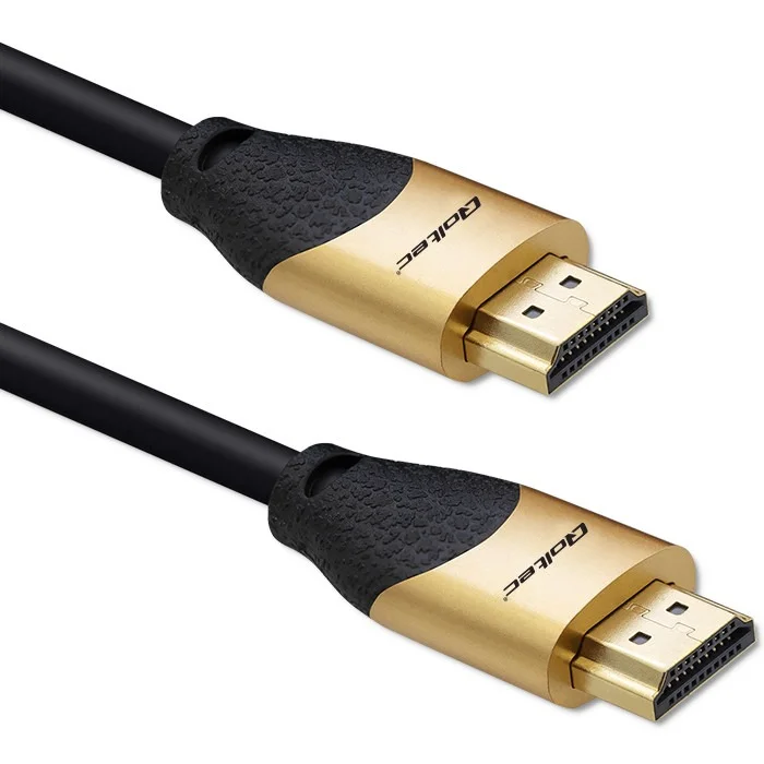 Qoltec HDMI-kaabel v2.1 ülikiire 8K | 60Hz | 26AWG | KULDNE | 5m