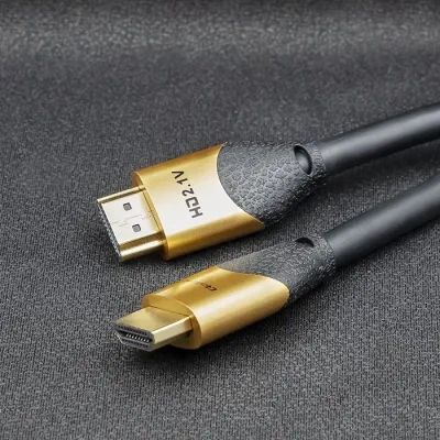Qoltec HDMI-kaabel v2.1 ülikiire 8K | 60Hz | 30AWG | KULDNE | 1m50354