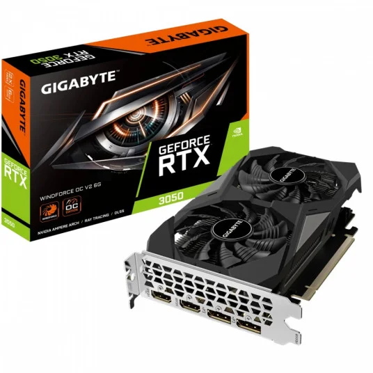 VGA PCIE16 RTX3050 6GB GDDR6 GV- N3050WF2OCV2-6GD GIGABYTE