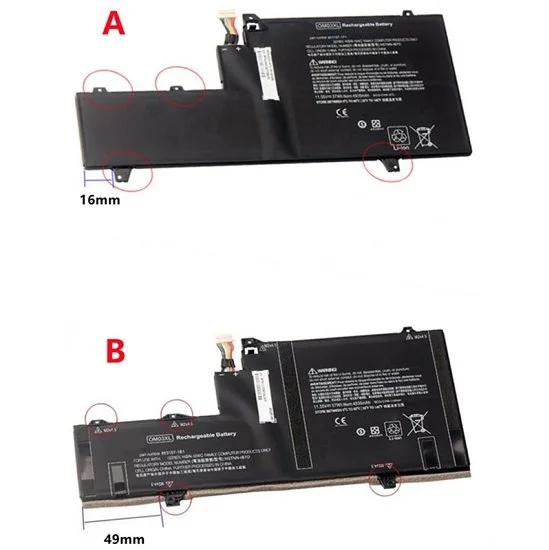 HP Elitebook X360 1030 G2 OM03XL Type B 11.55V 57Wh Li-ion sülearvuti aku