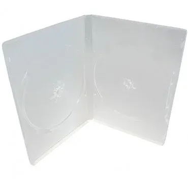 CD/DVD kahepoolne läbipaistev karp