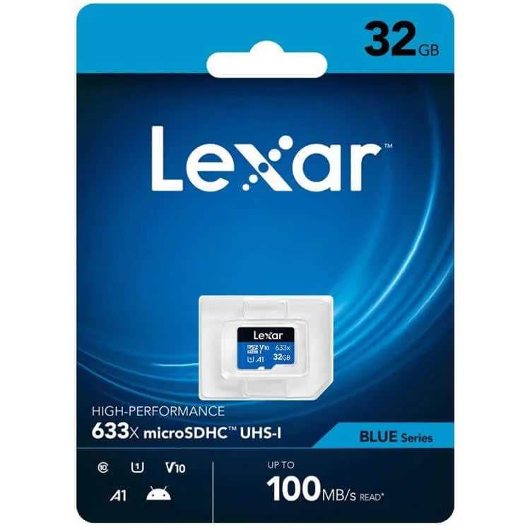 MEMORY MICRO SDHC 32GB UHS-I LMS0633032G-BNNNG LEXAR