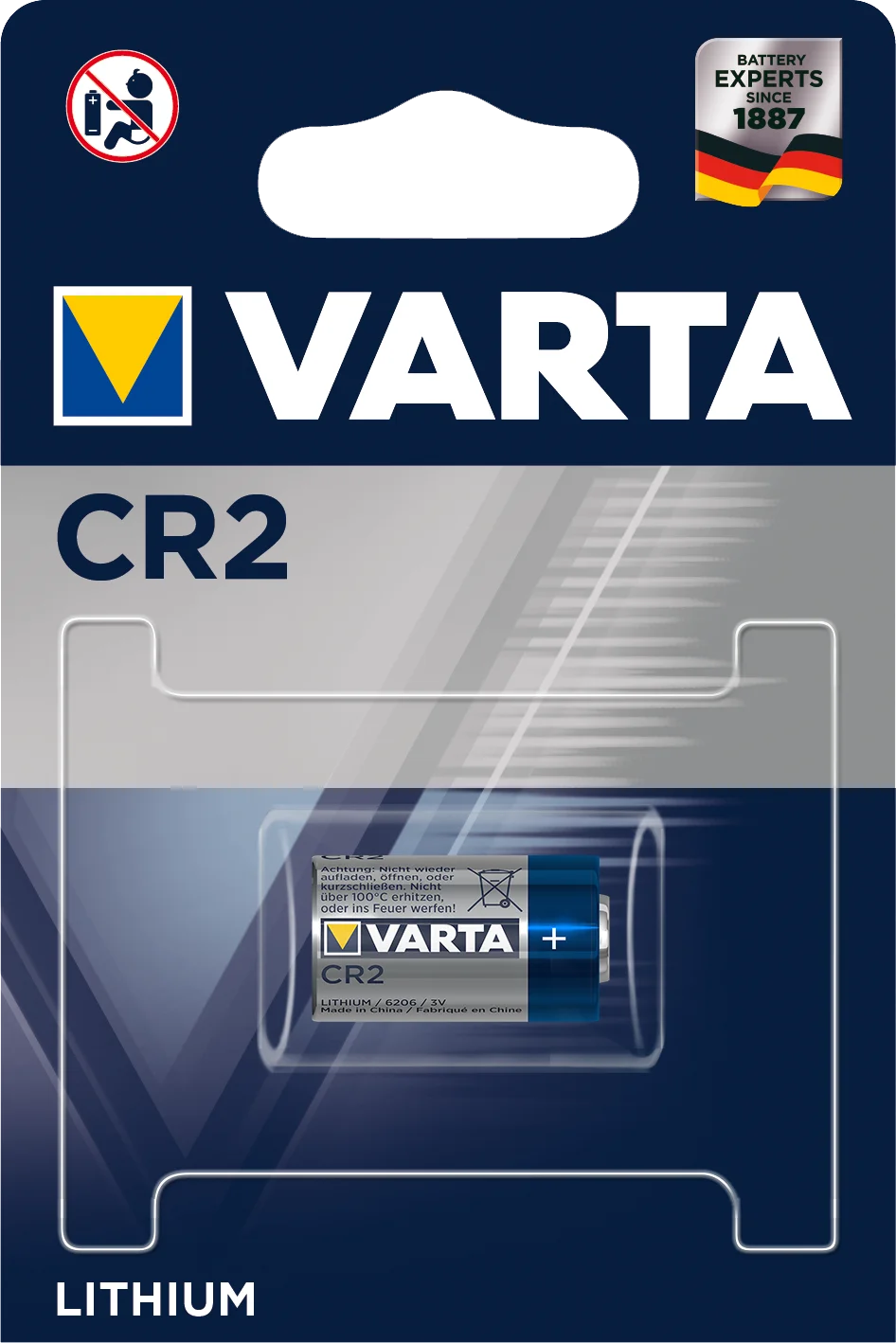 Varta CR2 liitium patarei