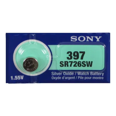 Sony kellapatarei 397 / SR726W 1.55V, Sony 396 353014