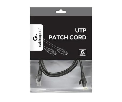 GEMBIRD PP6U-1M/BK patchcord RJ4