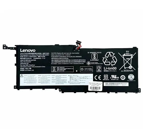 Lenovo X1 carbon gen4 ; X1 Yoga 1, 2 gen originaal sülearvuti aku