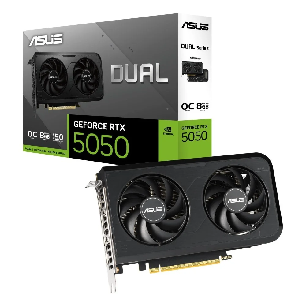 VGA PCIE16 RTX5050 8GB GDDR6 DUAL- RTX5050-O8G ASUS