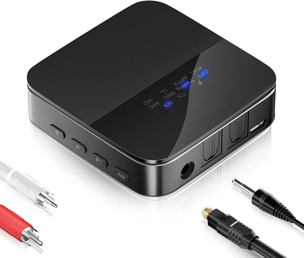 Bluetooth 5.0 Wireless Audio Transmitter Receiver AUX RCA Stereo Bluetooth-compatible 