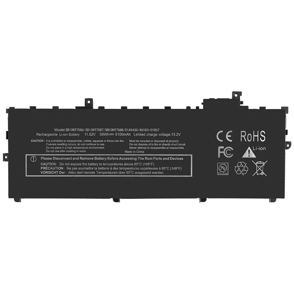 Lenovo SB10K97586 X1 Carbon gen5,6 11.52V 5100mAh / 59Wh sülearvuti aku