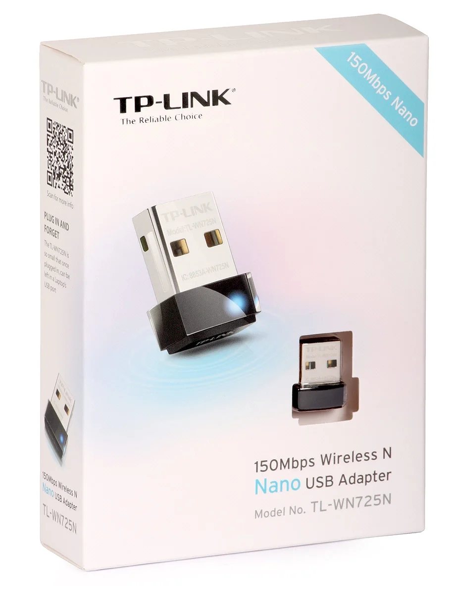 TP-Link USB Adapter TL-WN725N / Wireless N USB Nano