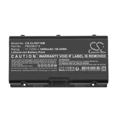 CS sülearvuti aku Schenker PB50BAT-6, PB50BAT-6-62 5400mAh / 59.94Wh Li-ion