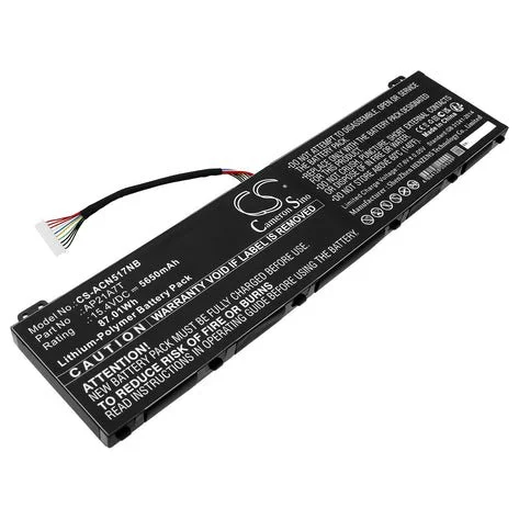 CS sülearvuti aku Acer Nitro 5, Predator Helios 300, AP21A7T, AP21A8T, KT0040G014 5650mAh / 87.01Wh Li-ion