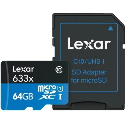 MEMORY MICRO SDXC 64GB UHS-I LMS0633064G-BNNNG LEXAR