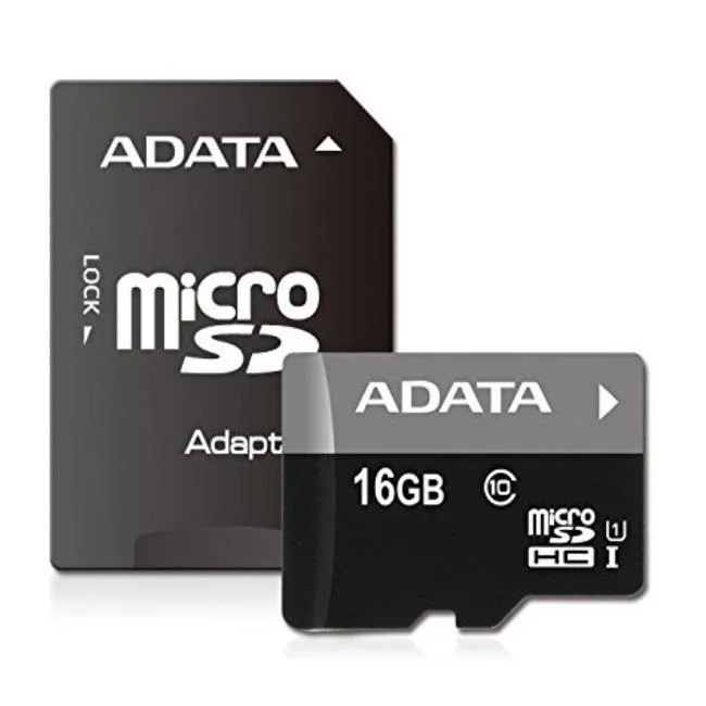 MEMORY MICRO SDHC 16GB CLASS10 W/AD AUSDH16GUICL10- RA1 ADATA