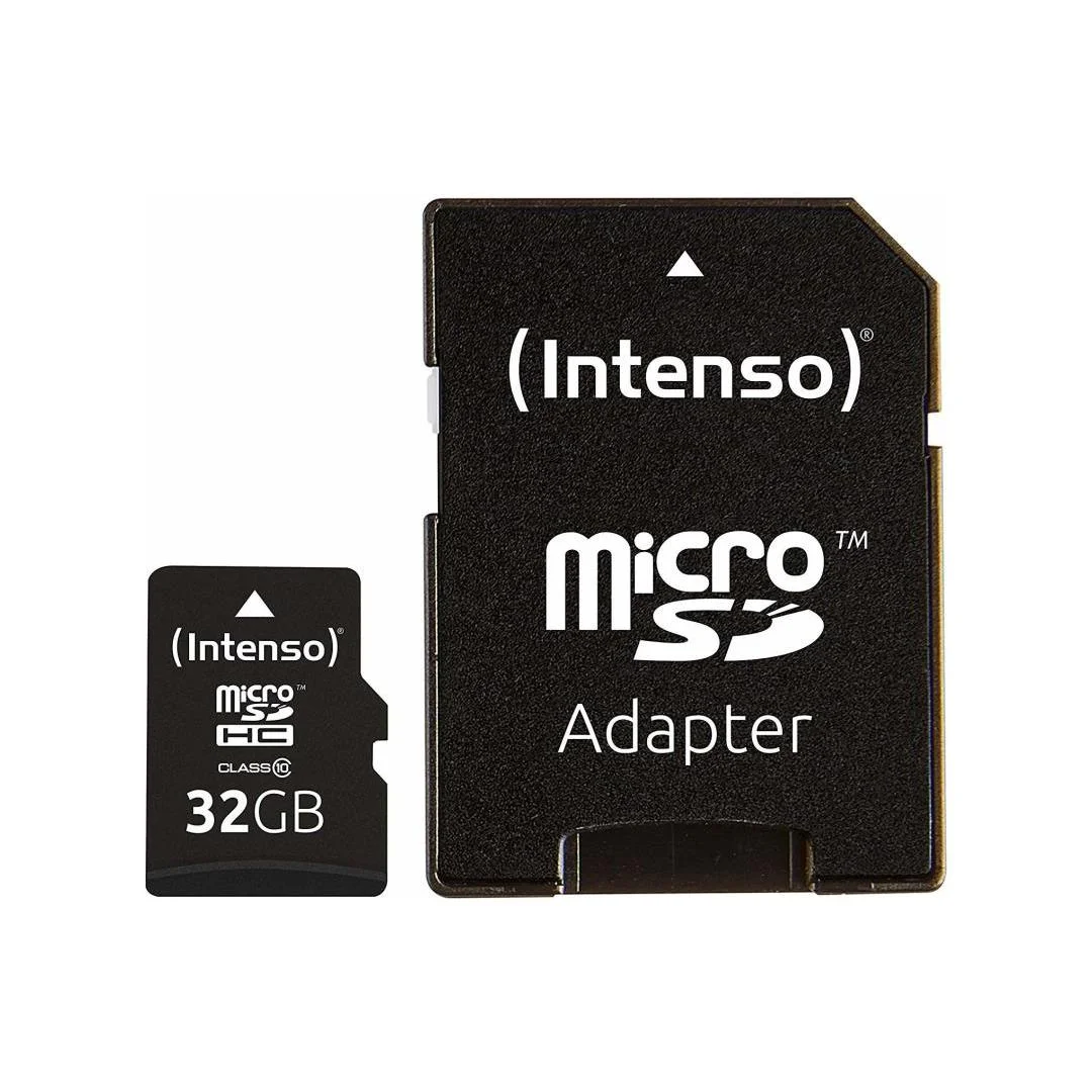 MEMORY MICRO SDHC 32GB C10 W/ADAPTER 3413480 INTENSO
