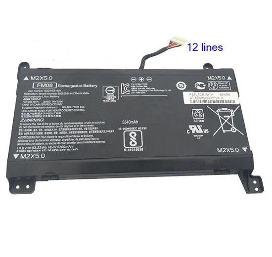 HP FM08 originaal sülearvuti aku ( 12pin kaabel )