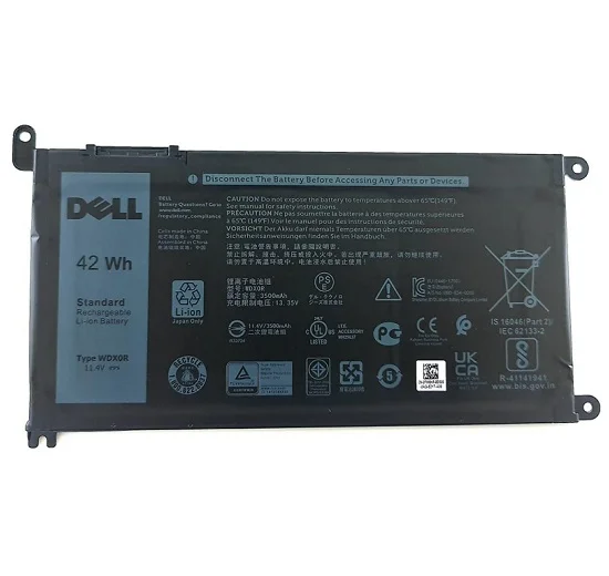 Dell type WDXOR 42WH originaal sülearvuti aku