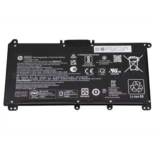 HP HW03XL originaal sülearvuti aku