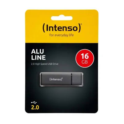 MEMORY DRIVE FLASH USB2 16GB ANTHRACITE 3521471 INTENSO