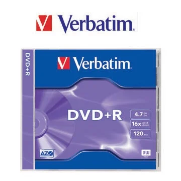 DVD+R 4.7GB/ 16X/ Verbatim  43508