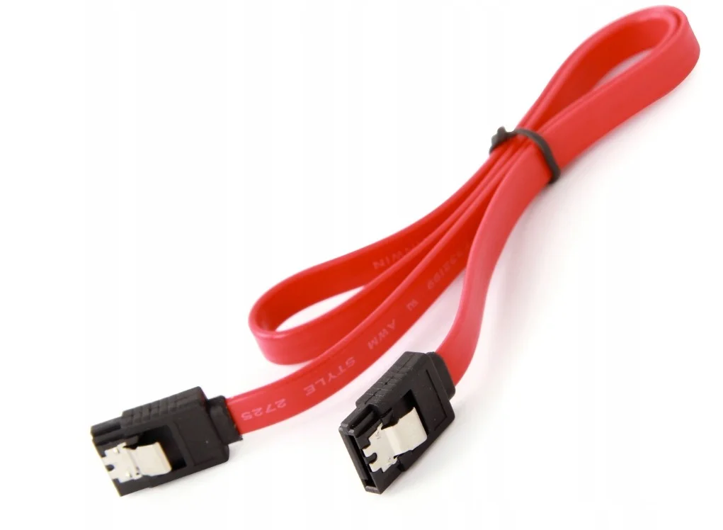 GEMBIRD CC-SATAM-DATA Gembird Serial ATA III 50 cm Data Cable, metal clips, red