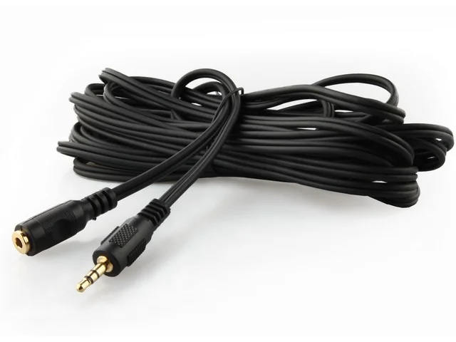 Gembird audio pikendus kaabel 3.5mm M to F, 5m, CCA-421S-5M