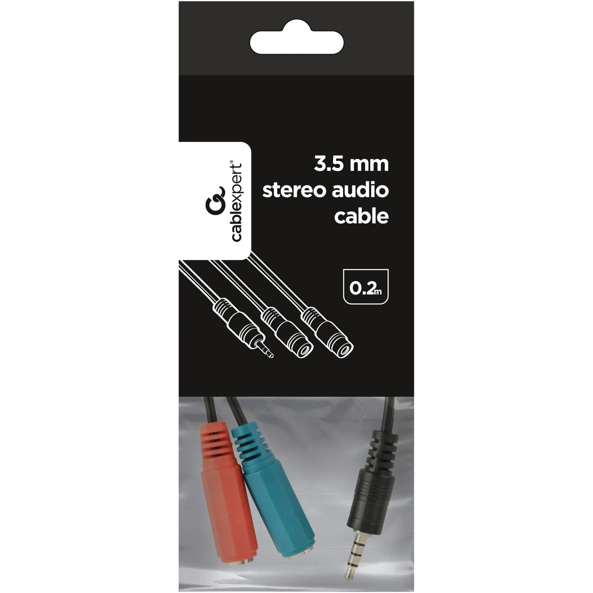 CABLE AUDIO 3.5MM 4-PIN TO 3.5MM S+MIC CCA-417W GEMBIRD