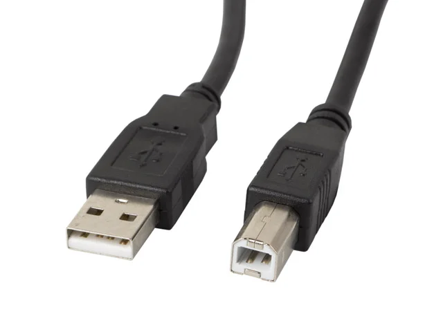 Lanberg USB Type-A to USB Type-B 2.0 Cable, 1.8 m | CA-USBA11CC-0018-BK | USB Type-A to USB Type-B