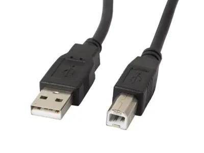 Lanberg USB Type-A to USB Type-B 2.0 Cable, 1.8 m | CA-USBA11CC-0018-BK | USB Type-A to USB Type-B