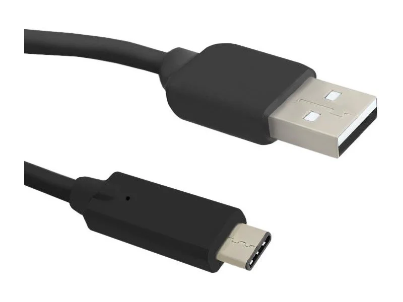 Qoltec Cable USB 3.1 type C male; USB 2.0 A male : 1M