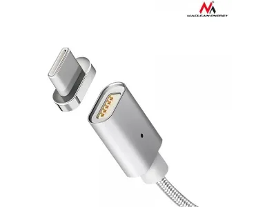 Maclean MCE178 Metal magnetic data cable 1m USB type-C quick&fast charge