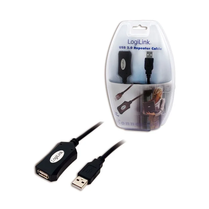 Logilink | USB 2.0 repeater 5m | USB-A to USB-A USB A male | USB A female