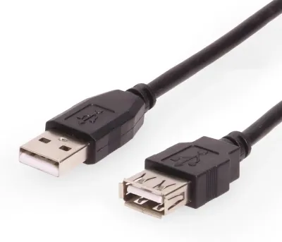 Goobay | USB2-13S | USB extension cable | Female | 4 pin USB Type A | Male | 4 pin USB Type A | Black | 3 m