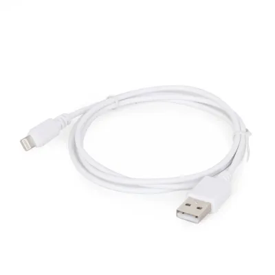 Gembird USB to 8-pin sync and charging cable, white, 1m, CC-USB2-AMLM-W-1M