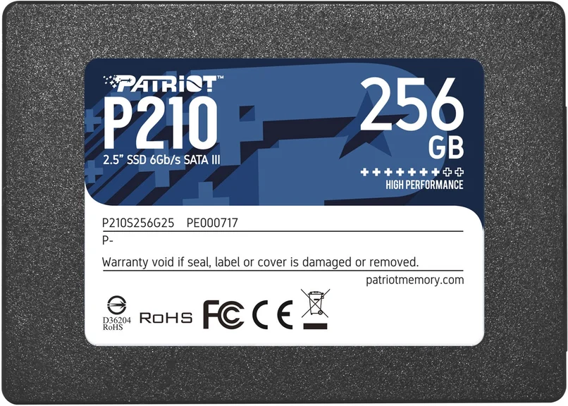 SSD SATA2.5" 256GB P210 P210S256G25 PATRIOT