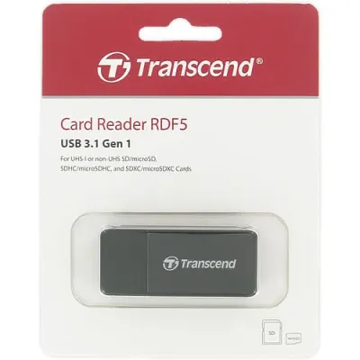 Transcend mälukaardilugeja, USB 3.1, TS-RDF5K