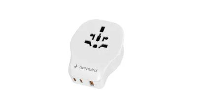 POWER ADAPTER TRAVEL 20W WHITE TPA- 1A2C20-02-W GEMBIRD