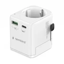 POWER ADAPTER GROUNDED 20W WHT TPA- EU1A1C20-01-W GEMBIRD