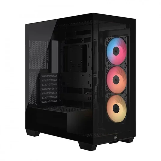  CORSAIR Midi 3500X RSR ARGB  Tempered Glass Black Case CC-9011322-WW
