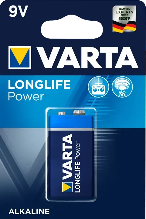 Varta Industrial 9V/6LR61 patarei
