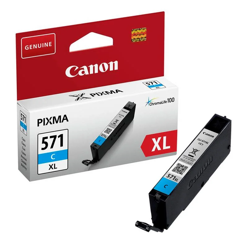 Originaal Printeri Tint Canon CLI-571C XL, Cyan