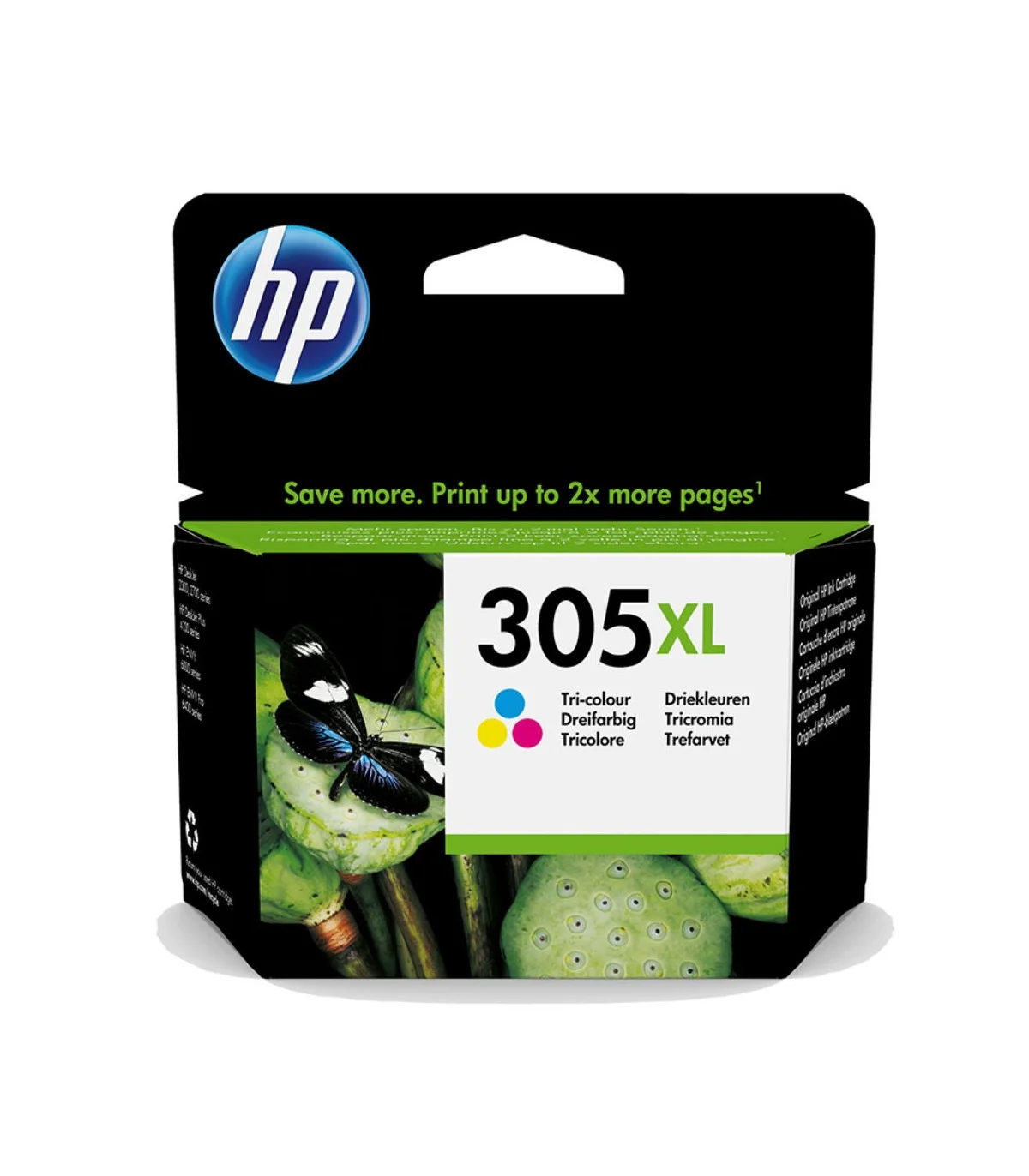 HP 305XL printeri tint, värviline