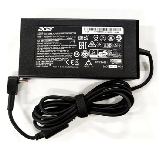 Acer 19V 19.5V 7.1A 6.92A 135W  5.5x1.7 originaal sülearvuti laadija