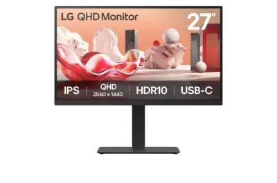 MONITOR LCD 27" IPS 27BA75QB-B LG USB-C Hub, KVM demo mudel